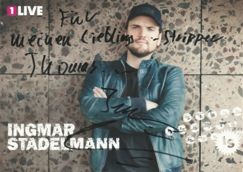 Autogramm - Ingmar Stadelmann - Für meinen Lieblings-Stripper Thomas